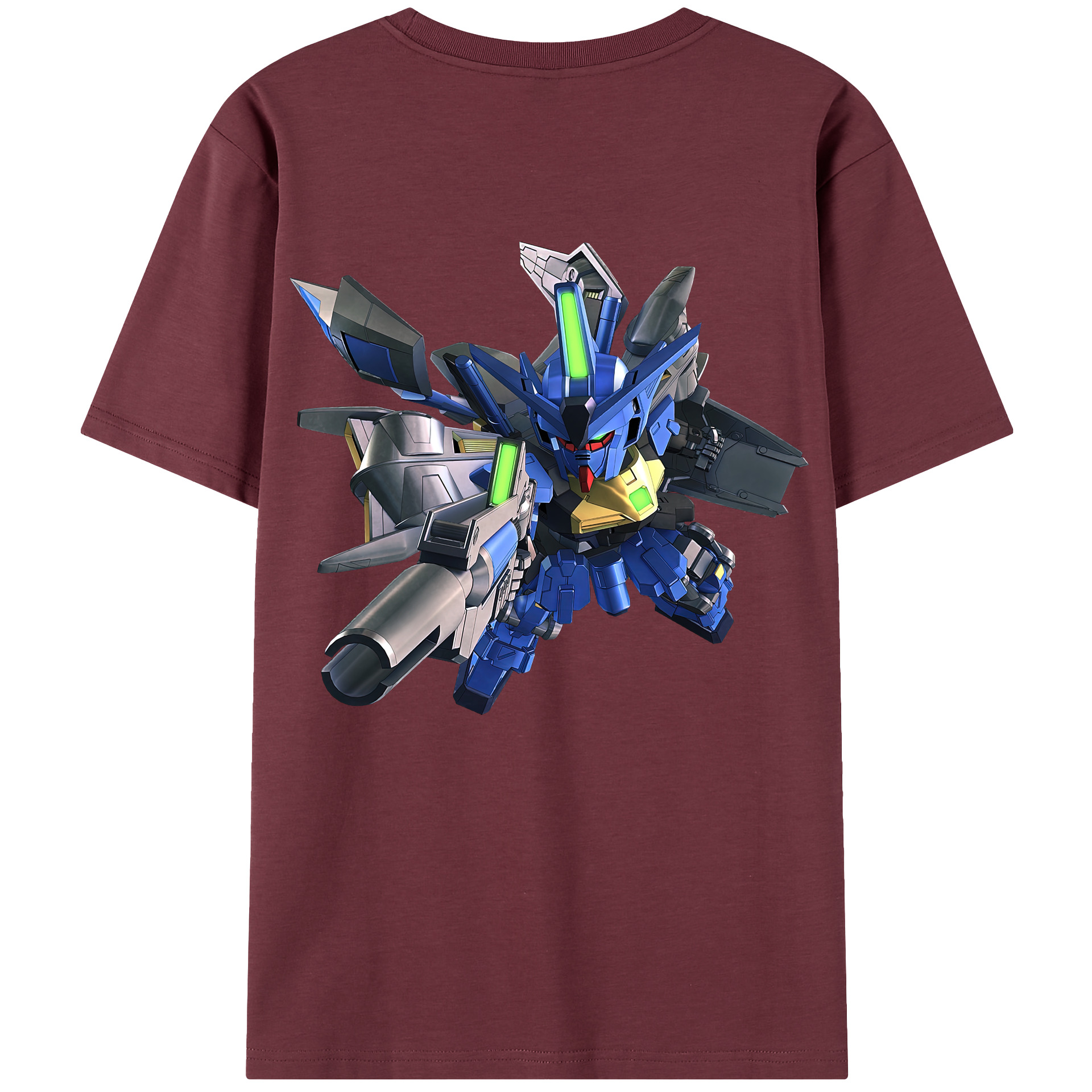 （画像用） 機動戦士ガンダム Mobile Suit Gundam 綿100％半袖Tシャツ（背面プリント）